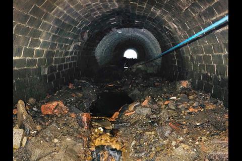 Lanes Group removed 25 tonnes of silt and rubble from a 1 400 mm high, 1 200 mm wide and 30 m long culvert at Atherton in just 20 h using a JHL 414 RECycler water jet.